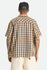 Brixton Mens Woven Cru Linen Blend Plaid