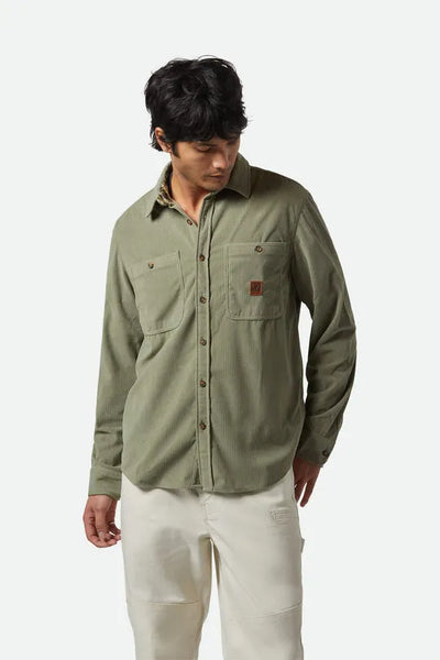 Brixton Mens Shirt The Field Corduroy Overshirt