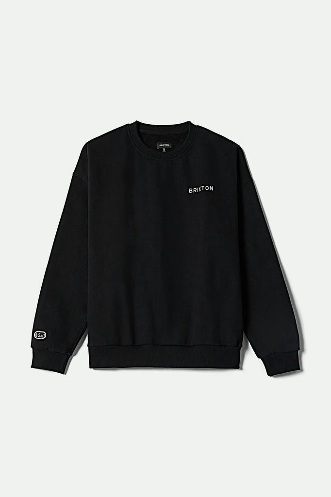 Brixton Mens Sweatshirt Embroidered Heavyweight Crew