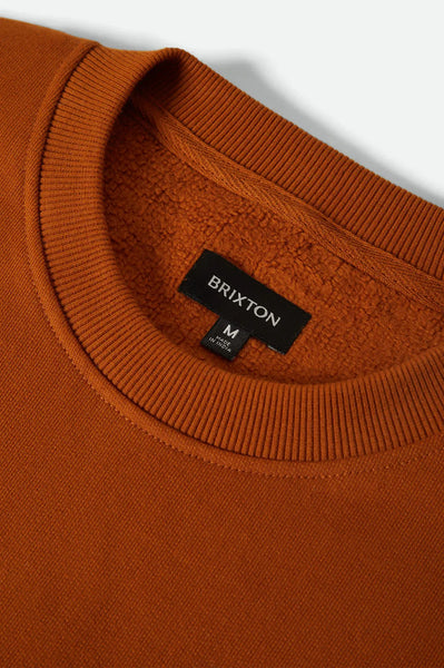 Brixton Mens Sweatshirt Embroidered Heavyweight Crew