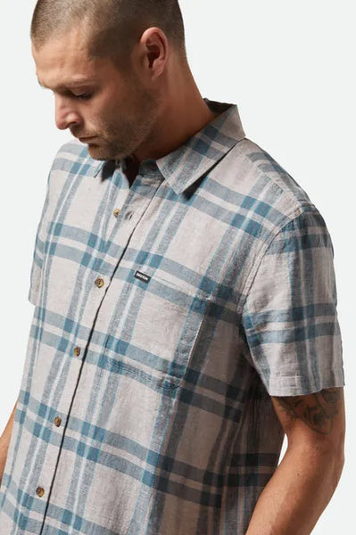 Brixton Mens Woven Charter Linen Blend