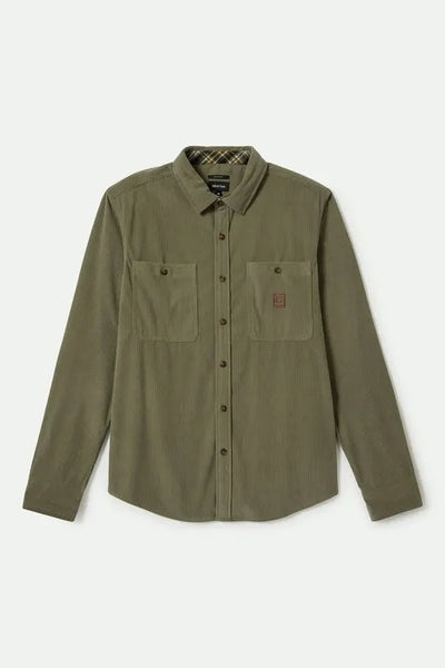 Brixton Mens Shirt The Field Corduroy Overshirt