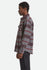 Brixton Mens Shirt Altered Threads Overshirt