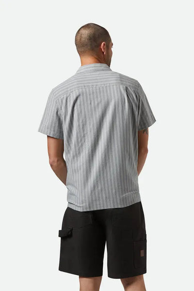 Brixton Mens Woven CRU Oxford Stripe