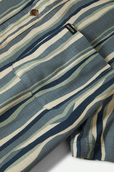 Brixton Mens Woven CRU Slub Relaxed