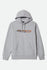 Brixton Mens Sweatshirt Flames Hoodie