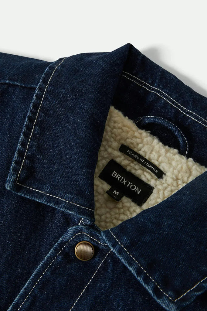 Brixton Mens Jacket Durham Sherpa Lined