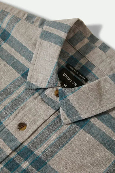 Brixton Mens Woven Charter Linen Blend