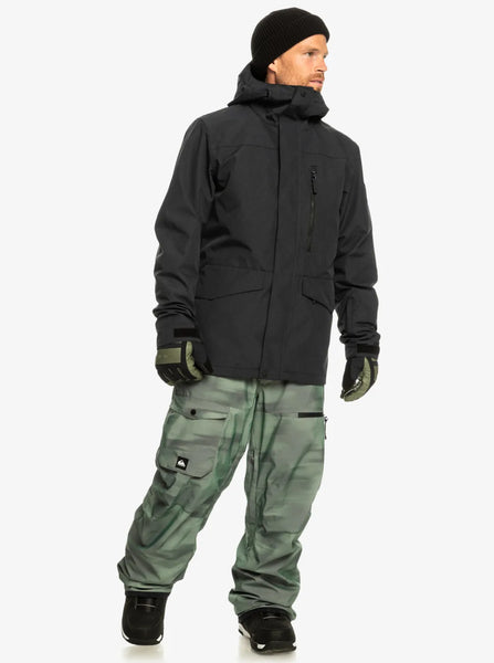 Quiksilver Mens Snow Jacket Mission 3-in-1 Technical