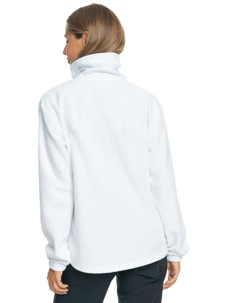 Roxy Womens Snow Layers Chloe Kim Technical Half Zip Fleece