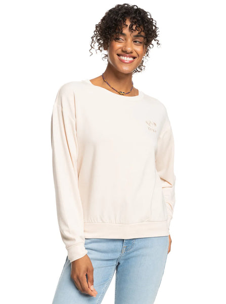 Roxy Womens Sweatshirt Surfing By Moonlight D Cozy Lounge Top