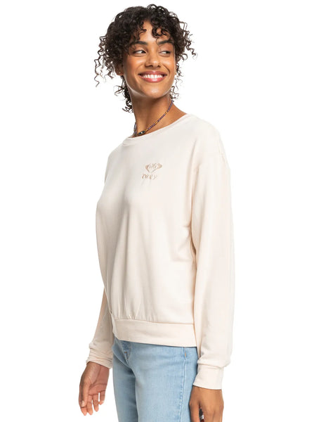 Roxy Womens Sweatshirt Surfing By Moonlight D Cozy Lounge Top