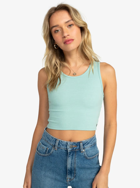 Roxy Womens Tank Top Good Keepsake Cropped