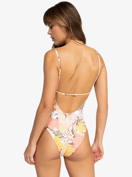 Roxy Womens Swimsuit Playa Paradise Reversible One-Piece