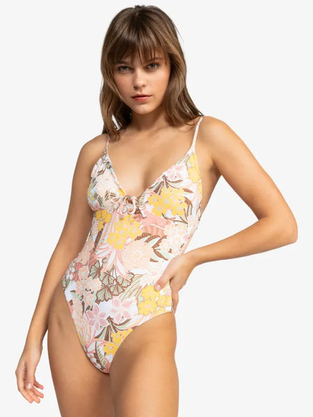 Roxy Womens Swimsuit Playa Paradise Reversible One-Piece