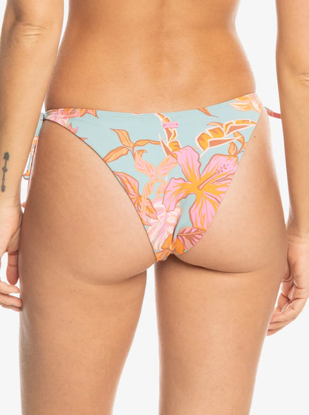 Roxy Womens Bikini Bottoms Printed Beach Classics Cheeky