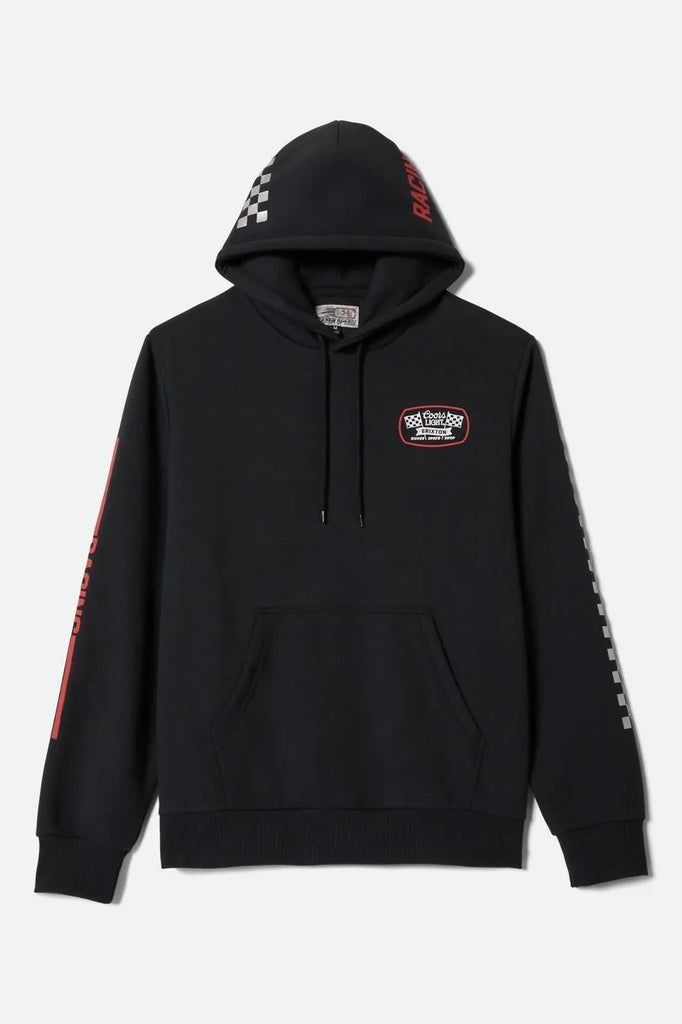 Brixton Mens Sweatshirt Coors Light Pit Stop Hoodie