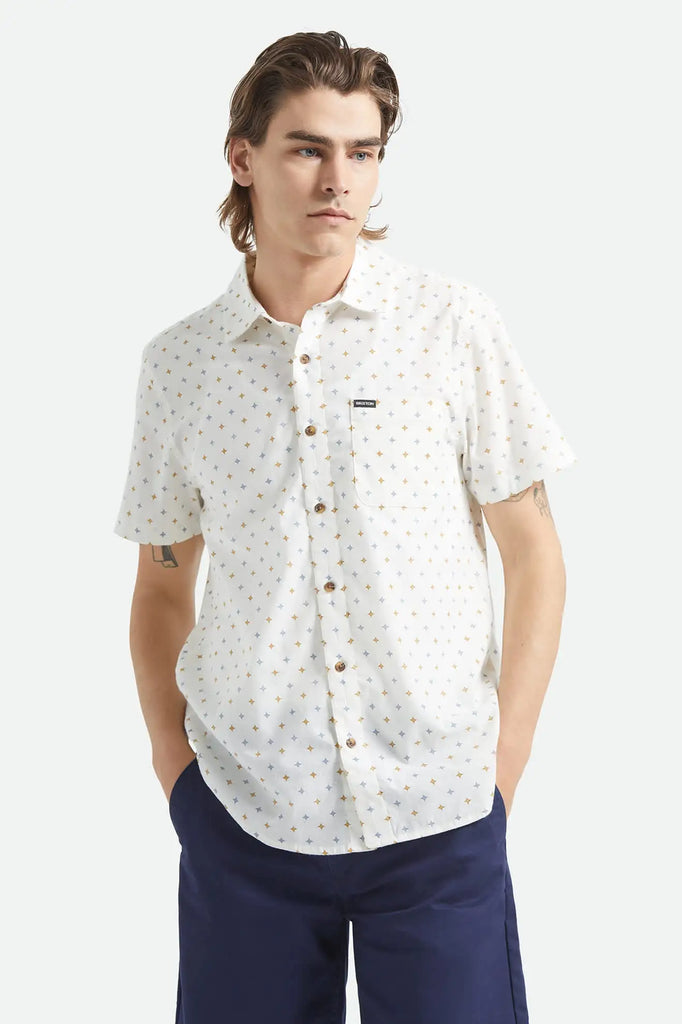 Brixton Mens Woven Charter Print