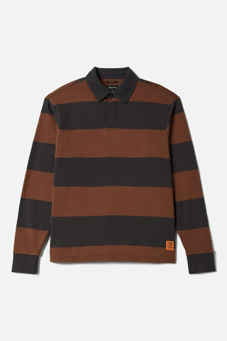 Brixton Mens Shirt Union Heavyweight Rugby Polo