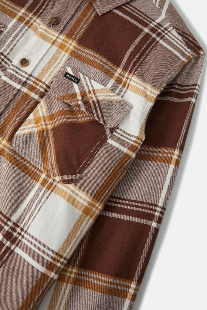 Brixton Mens Shirt Bowery LW Ultra Flannel
