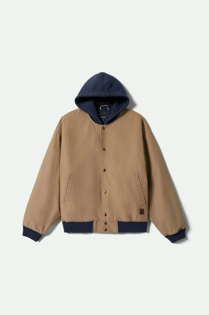 Brixton Mens Jacket Canvas Hooded Bomber