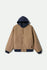 Brixton Mens Jacket Canvas Hooded Bomber