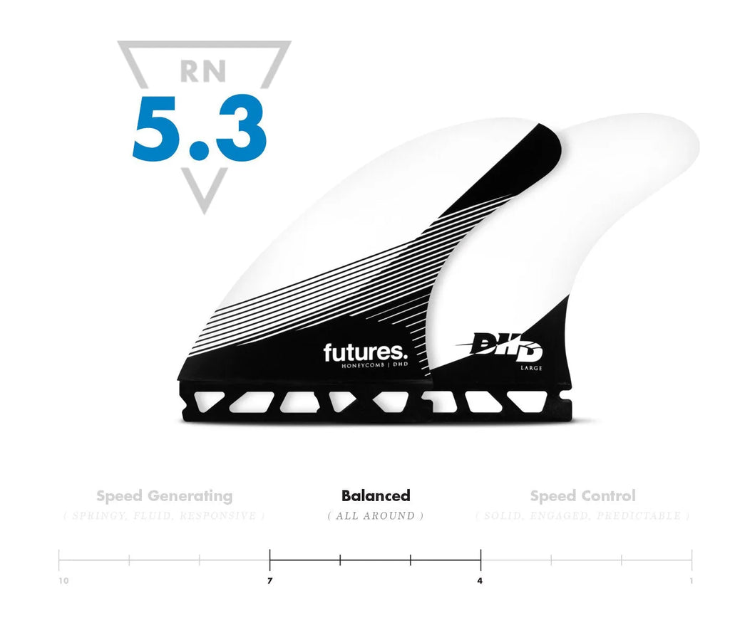 Futures Surfboard Fins DHD Large Thruster Fins