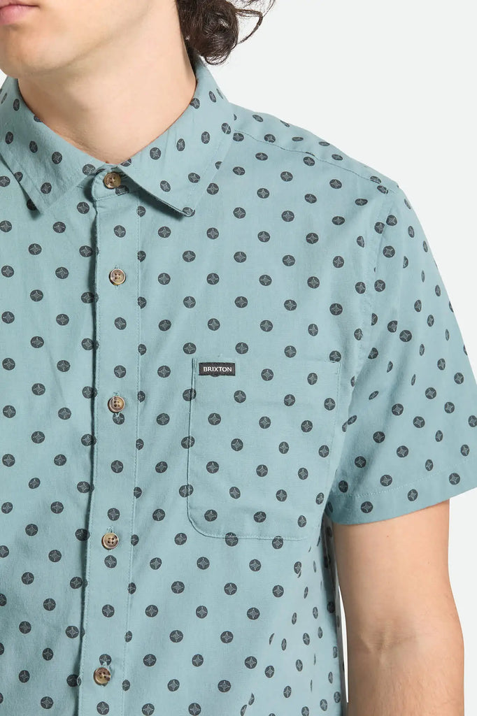 Brixton Mens Woven Charter Print