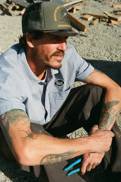 Brixton Mens Woven Builders Auto