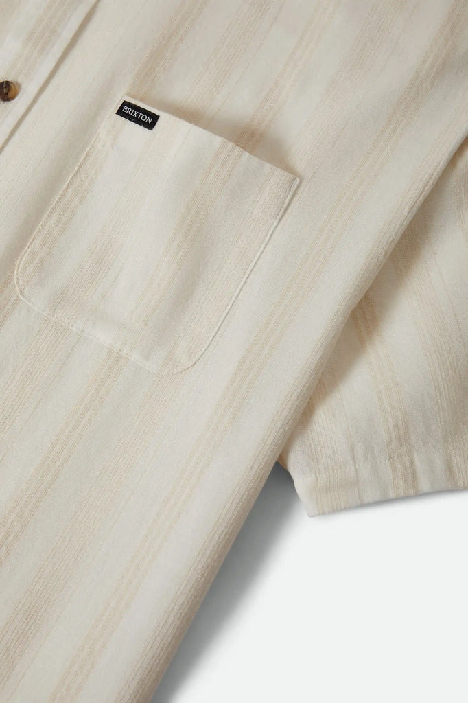 Brixton Mens Woven Cru Stripped Dobby