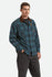 Brixton Mens Shirt Builders Bowery Performance Flannel