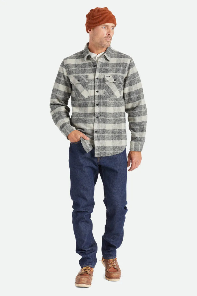 Brixton Mens Shirt Bowery Heavyweight Flannel