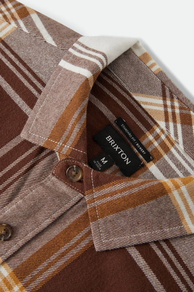 Brixton Mens Shirt Bowery LW Ultra Flannel