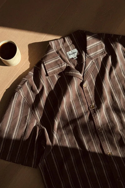 Rhythm Mens Woven Baja Relaxed Stripe