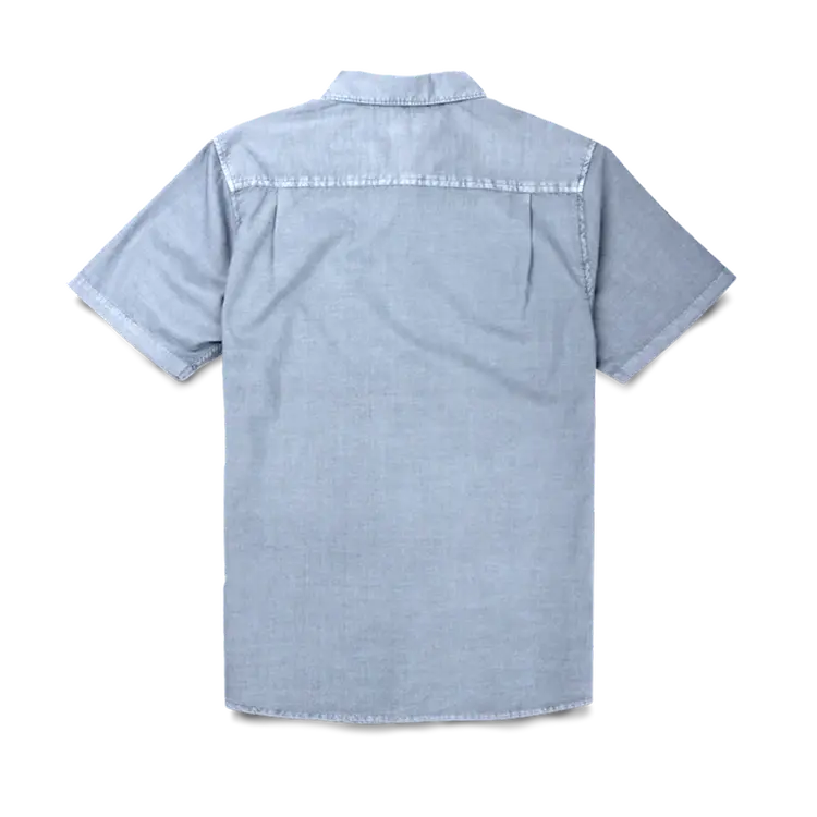 Roark Revival Mens Woven Made To Fade Short Sleeve Button Up Shirt