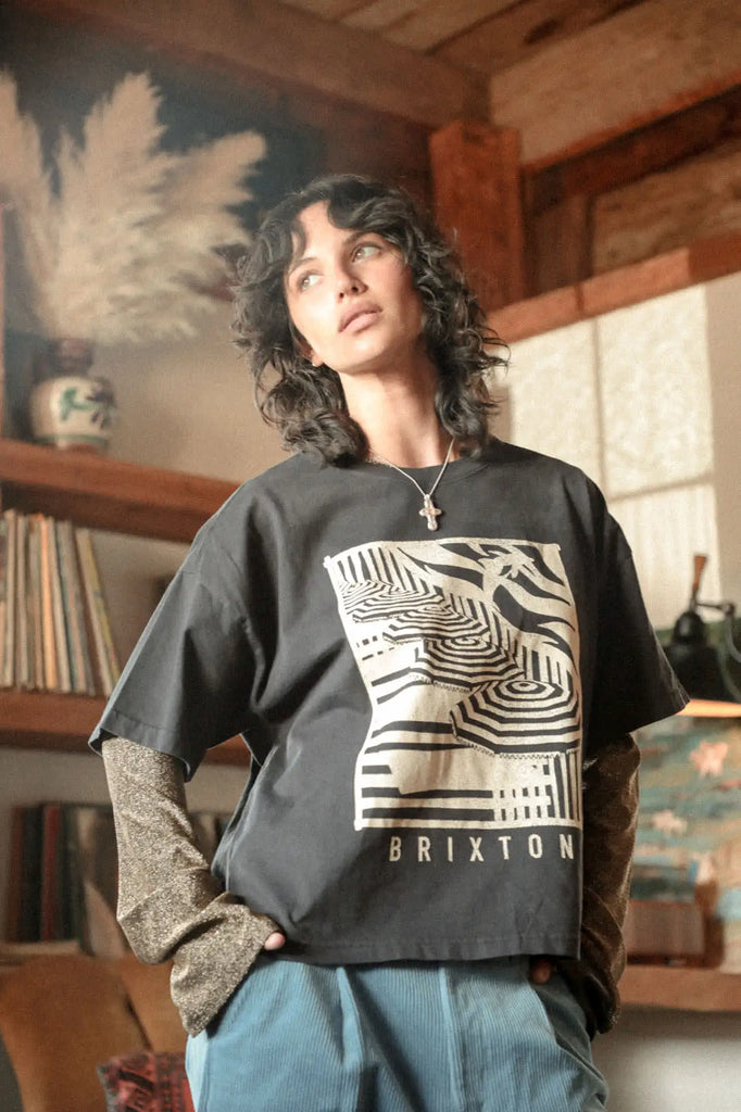 Brixton Womens Shirt Poolside Boxy Crew