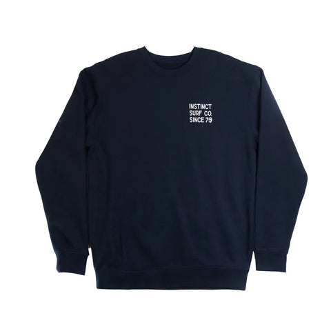Instinct Mens Sweater Crate Crew Fleece
