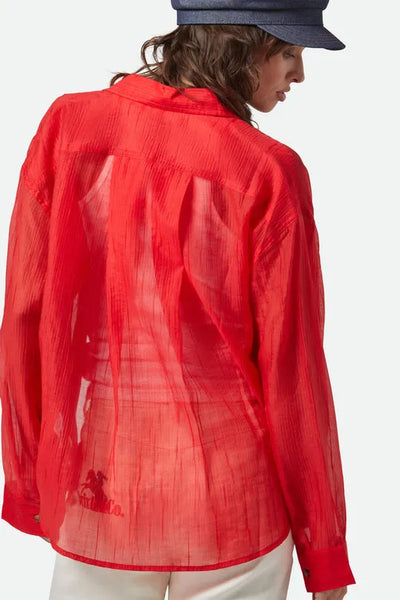 Brixton Womens Shirt East Side Boxy L/S Button Down