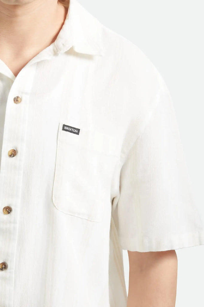 Brixton Mens Woven Cru Stripped Dobby