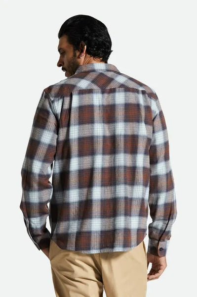 Brixton Mens Shirt Bowery Lightweight Ultra-Soft Flannel