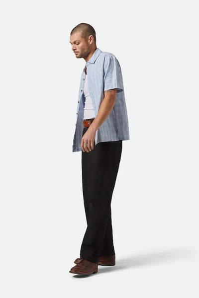 Brixton Mens Woven CRU Oxford Plaid