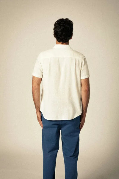 Brixton Mens Woven Charter Organic Cotton Linen Blend
