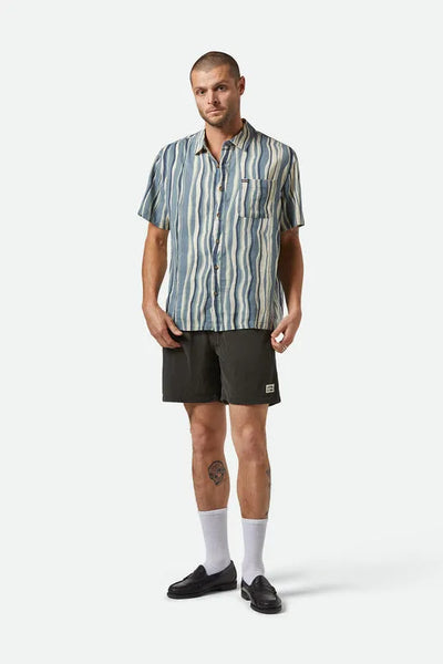 Brixton Mens Woven CRU Slub Relaxed