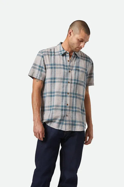 Brixton Mens Woven Charter Linen Blend
