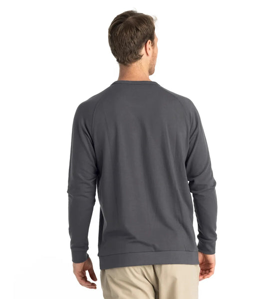 Free Fly Mens Sweatshirt Bamboo Lightweight Fleece Crew