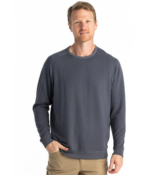 Free Fly Mens Sweatshirt Bamboo Lightweight Fleece Crew