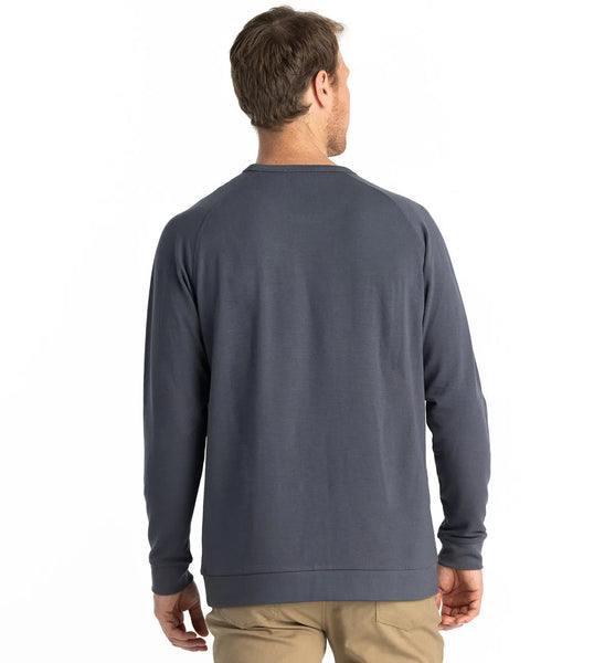 Free Fly Mens Sweatshirt Bamboo Lightweight Fleece Crew