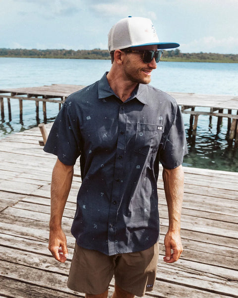 Salty Crew Mens Woven Micro Vibes UV