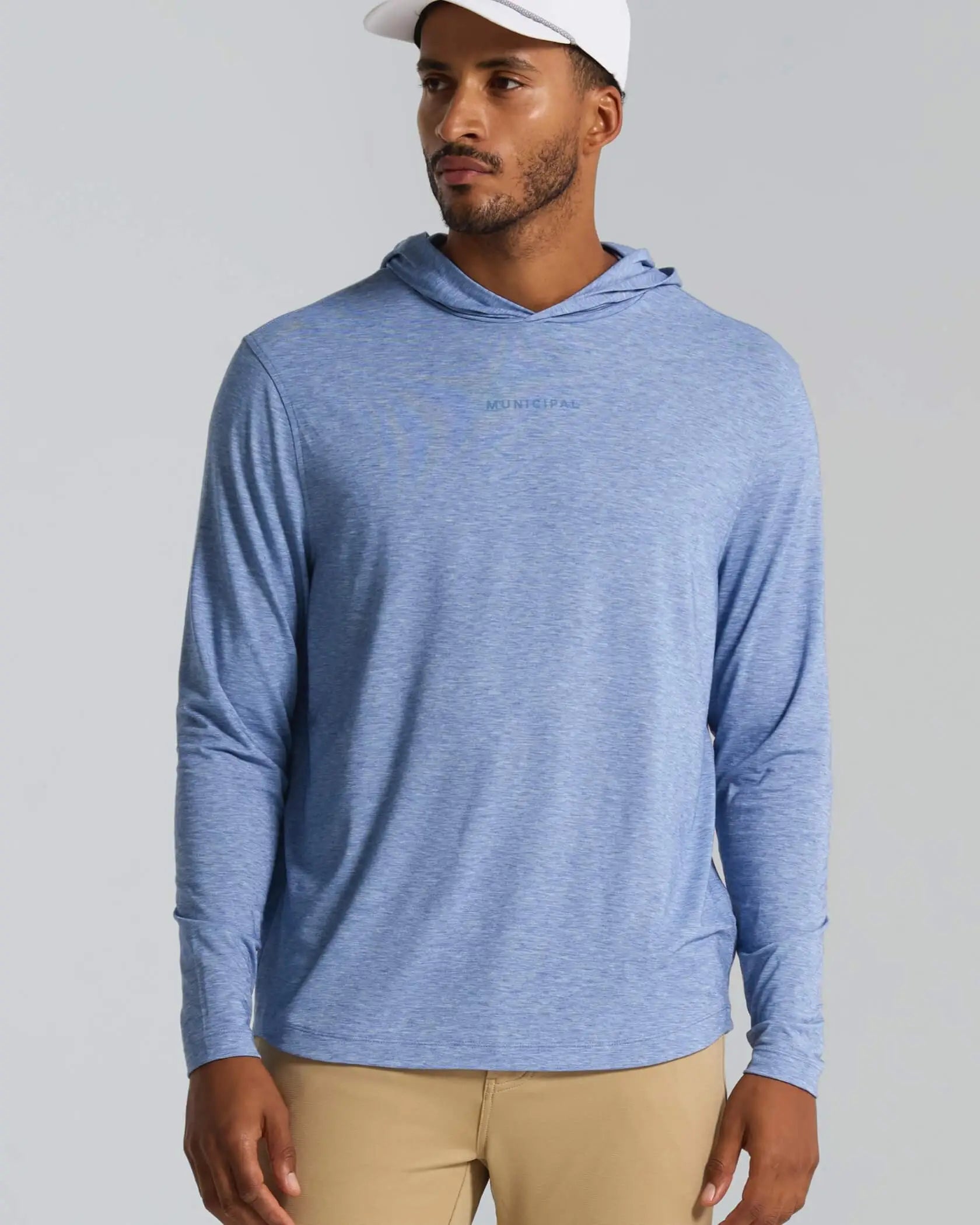Municipal Mens Shirt Sport Utility LS Hooded