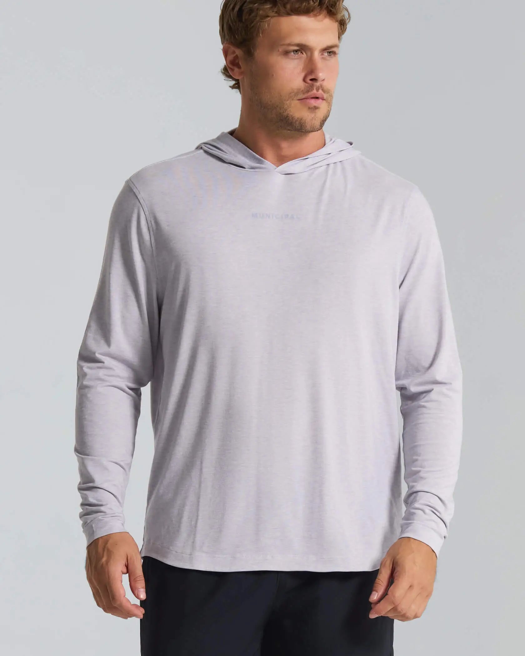 Municipal Mens Shirt Sport Utility LS Hooded